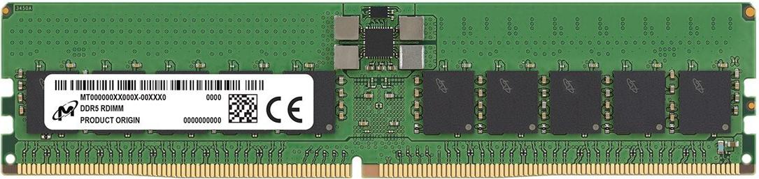 Crucial Micron - Ddr5 - Modul - 32 Gb - Dimm 288-Pin - 6400 Mt/s / Pc5-25600 - Cl52 - Registriert - Ecc (mtc20f2085s1rc64bh1t)