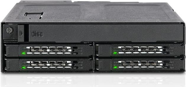 Icy Dock Tougharmor Mb604spO-B - Gehäuse Für Speicherlaufwerke - 2.5" (6,4 Cm) - Schwarz (mb604spO-b)