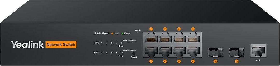 Yealink Rch80 - L2+web Managed Poe+ Switch - Zubehör Netzwerk - Power Over Ethernet (1303227)