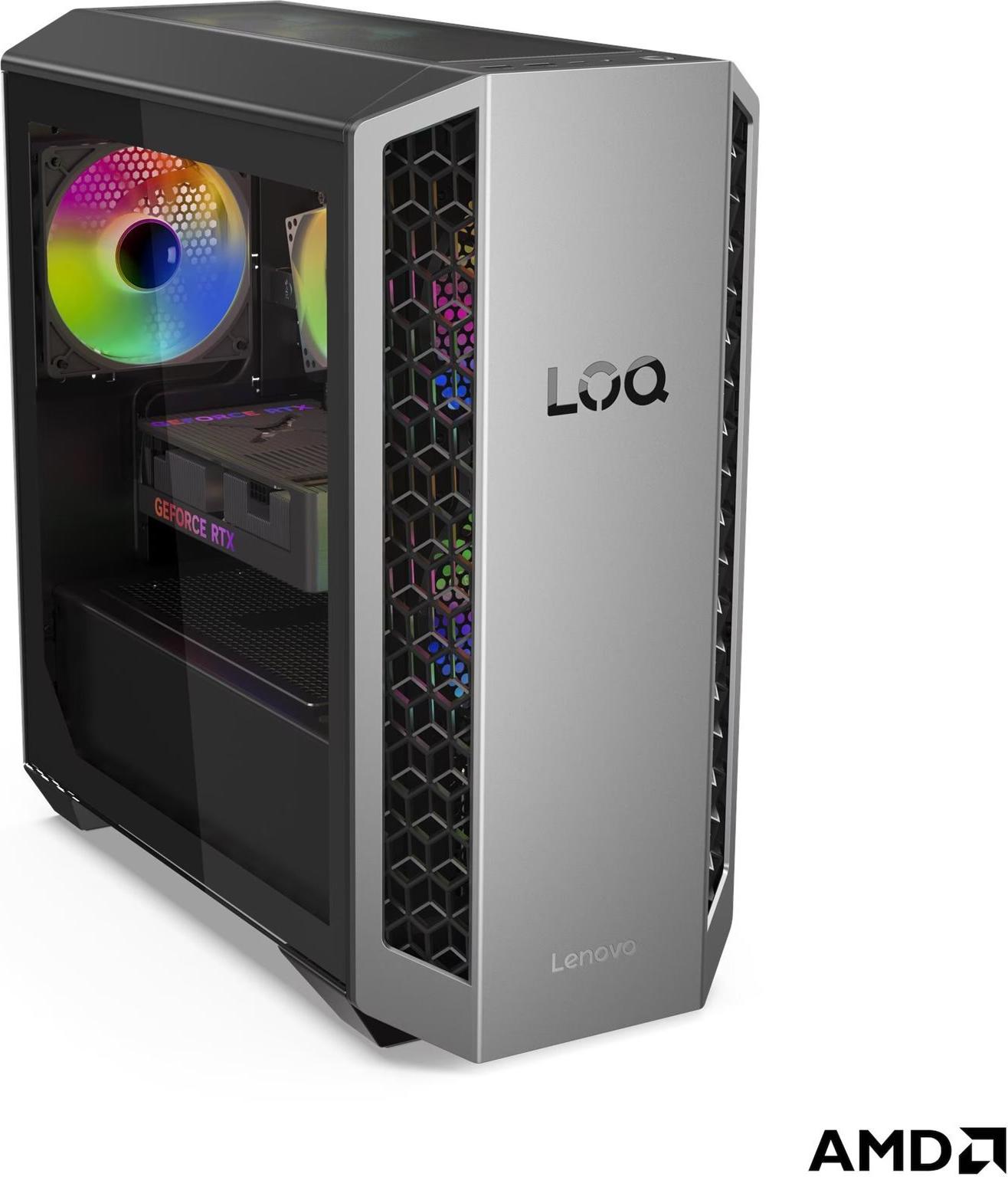 Lenovo Loq Tower 26adr10 Gaming Pc 91df000xgf Ryzen 7 8745hx 32gb 1tb Rtx 5070 Win 11