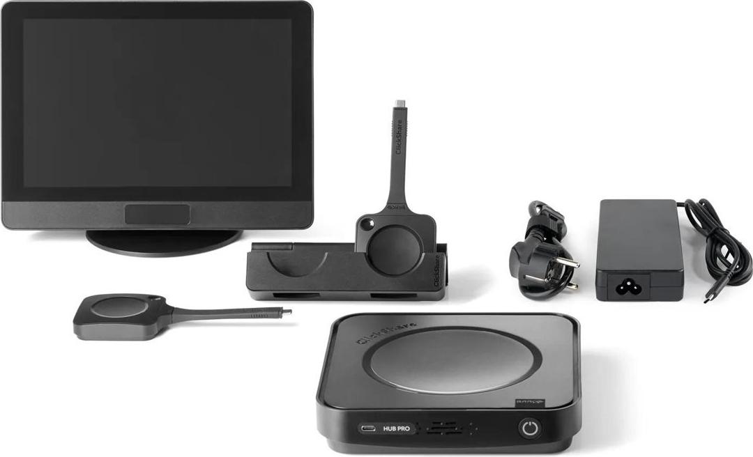 Barco - Clickshare Rs Hub Pro Eu - With 2 Buttons - Bundle, With Eu Power Cord (r9461810eu)