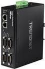Trendnet TI-M42 - Gateway - Industriell - 4 Anschlüsse - 100mb Lan, RS-232, RS-485, Modbus, RS-442 - Gleichstrom - Wand / DiN-Schienen Montierbar - T