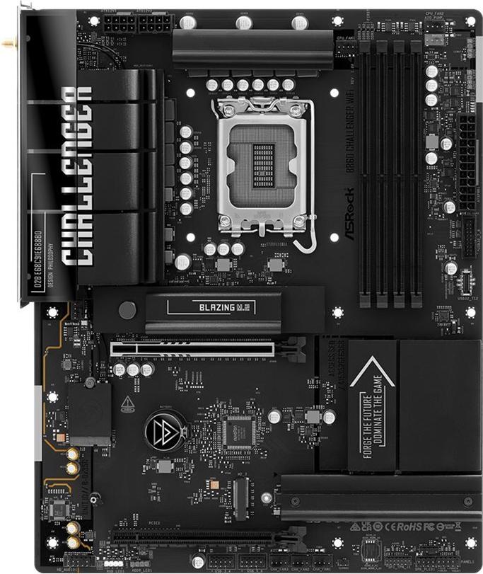 Asrock B860 Challenger Wifi 1851 Atx Hdmi/usB-C Ddr (90-Mxbuc0-A0uayz)