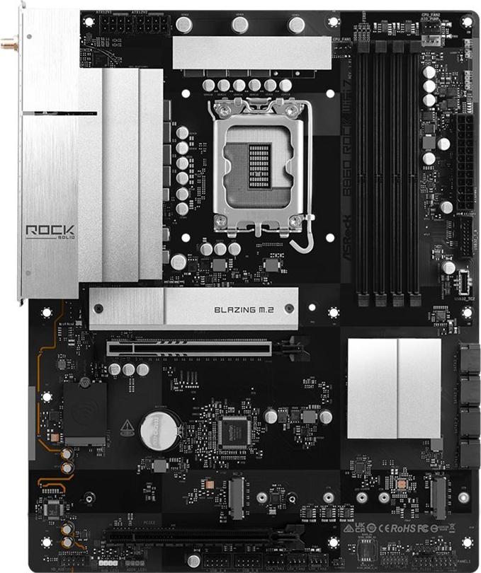 Asrock B860 Rock Wifi7 1851 Atx Hdmi/dp Ddr5 (90-Mxbua0-A0uayz)