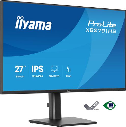 Iiyama Prolite Xb2791hS-B1 27" Full Hd IpS-Monitor 120 Hz Amd Freesync Schwarz