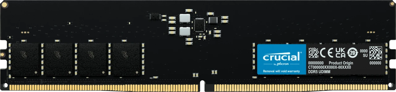 Crucial Ct32g56c46u5t 32 Gb Ddr5-5600 Ecc Udimm Arbeitsspeicher Tray