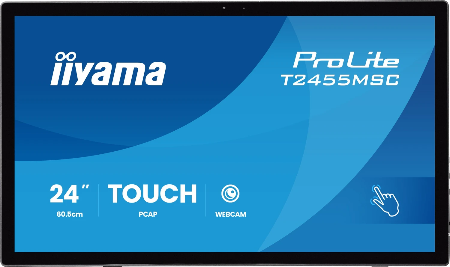 Iiyama 24" Bonded Pcap 10p Touch, 1920x1080, IpS-Panel, EdgE-TO-EdgE-Glas, Hdmi, Displayport, 360cd/m² (with Touch), UsB-Hub (2x 3.2), Speakers, Buil