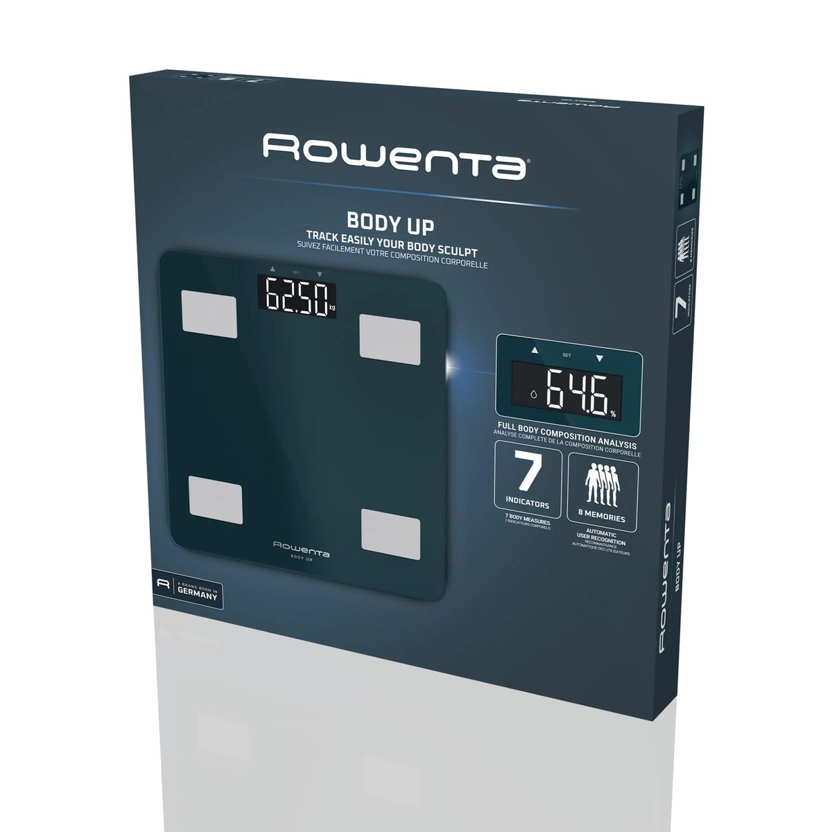 Bilancia Digitale Da Bagno Rowenta Br2600 Azzurro 180 kg