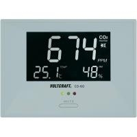 Voltcraft CO-60 LuftqualitätS-Anzeige Für BürO-Räume, RaumlufT-Messgerät, Co2-, TemperatuR-, Und Luf (cO-60)