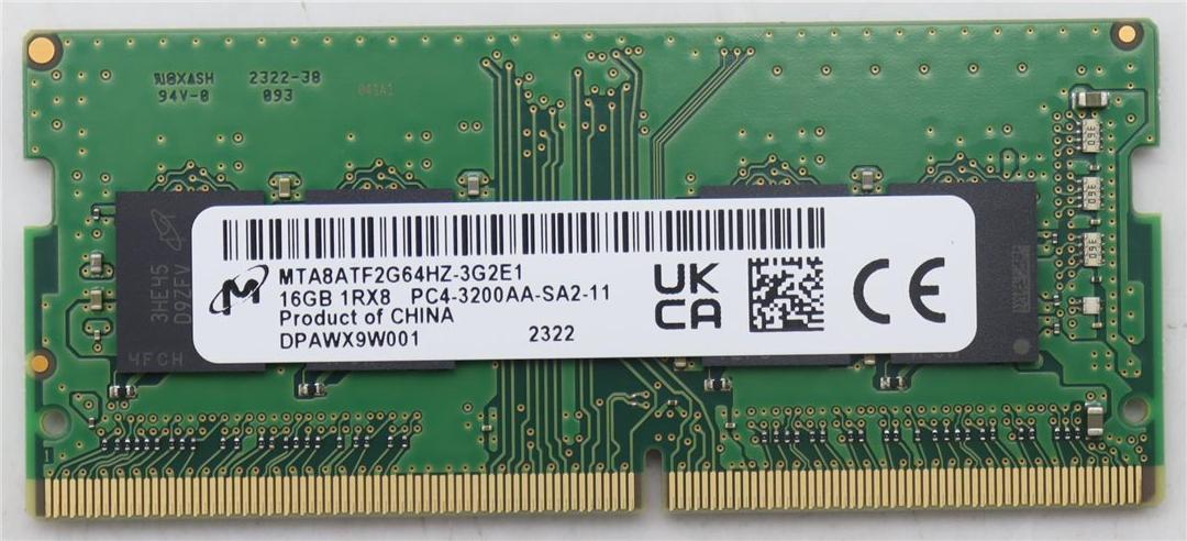 Lenovo Memory 16gb Ddr4 3200 Micron SO-Dimm (5m30v06806)