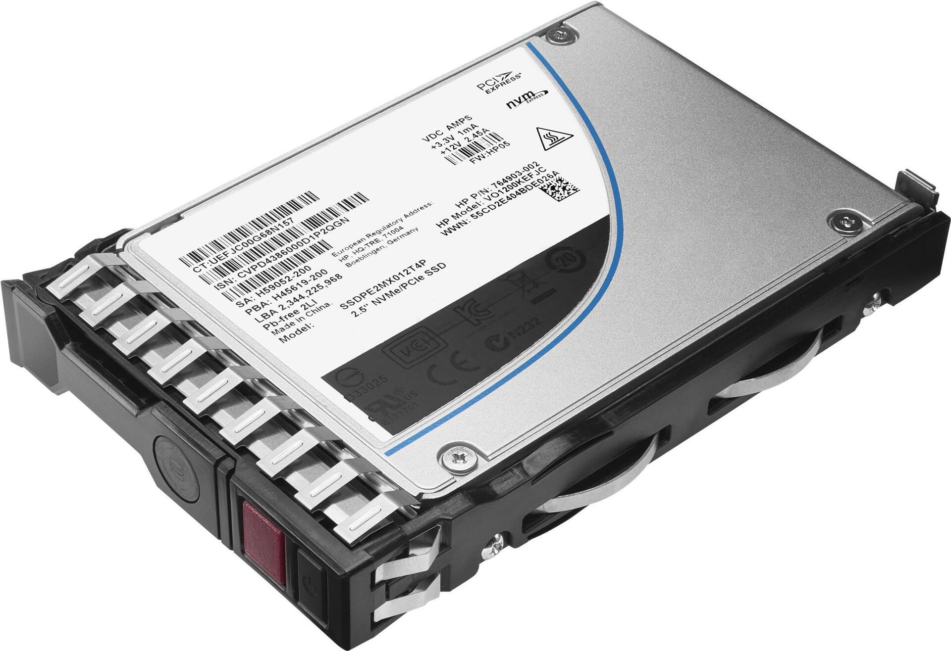 Hewlett Packard Enterprise Hpe Mixed UsE-3 - Ssd - 480gb - HoT-Swap - 2.5" Sff (6,4 Cm Sff) - Sata 6gb/s - Mit Hp SmartdrivE-Träger (816985-B21)