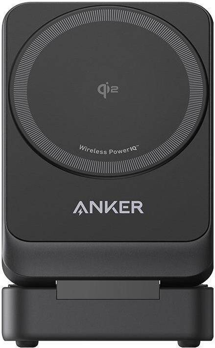 Anker Innovations Anker Maggo - Kabelloses Ladegerät - 3-IN-1, Foldable - 15 Watt (24 Pin UsB-C) (b2557311)