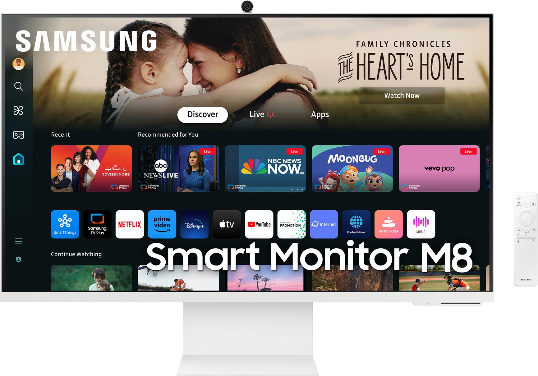 Samsung M80d Computerbildschirm 81,3 Cm (32") 3840 X 2160 Pixel 4k Ultra Hd Led Weiß (ls32dm801uuxen)