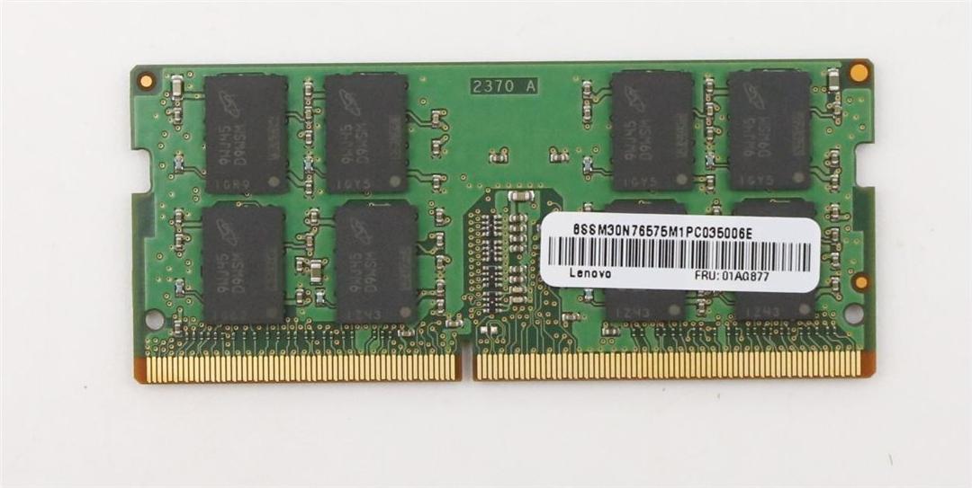 Lenovo Sodimm,16gb, Ddr4, 3200 ,micron (01ag877)