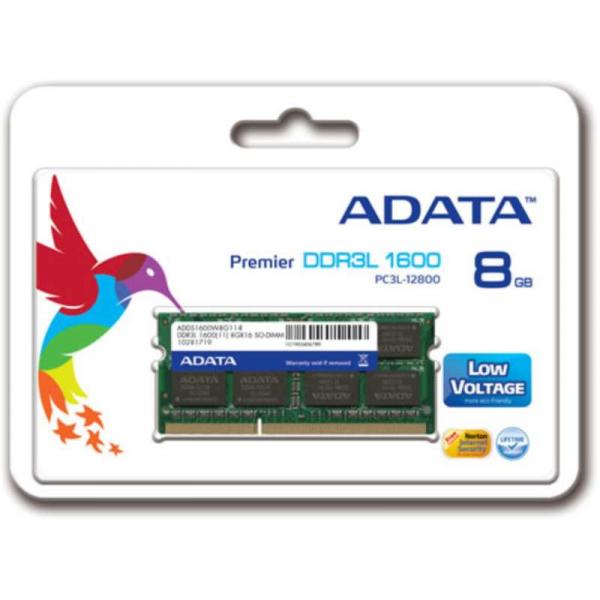 Adata Ram SO-Dimm 8gb Ddr3l 1600mhz 1.35v