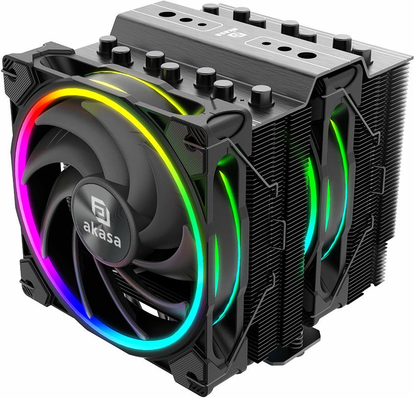 Akasa Soho H7 Prozessor Luftkühlung 12 Cm Schwarz 1 Stück(e) (aK-Cc4026hp01)