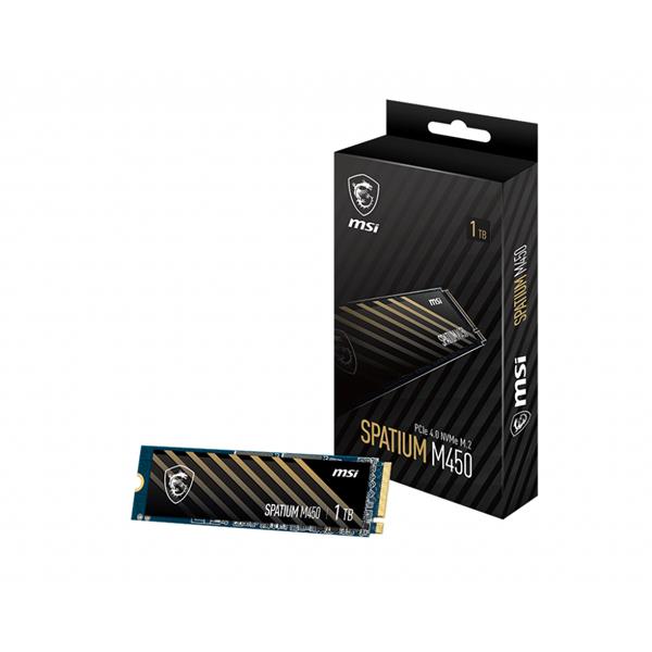 Msi Spatium M450 - Ssd - 1 Tb - Intern - M.2 2280 - Pcie 4.0 X4 (nvme)