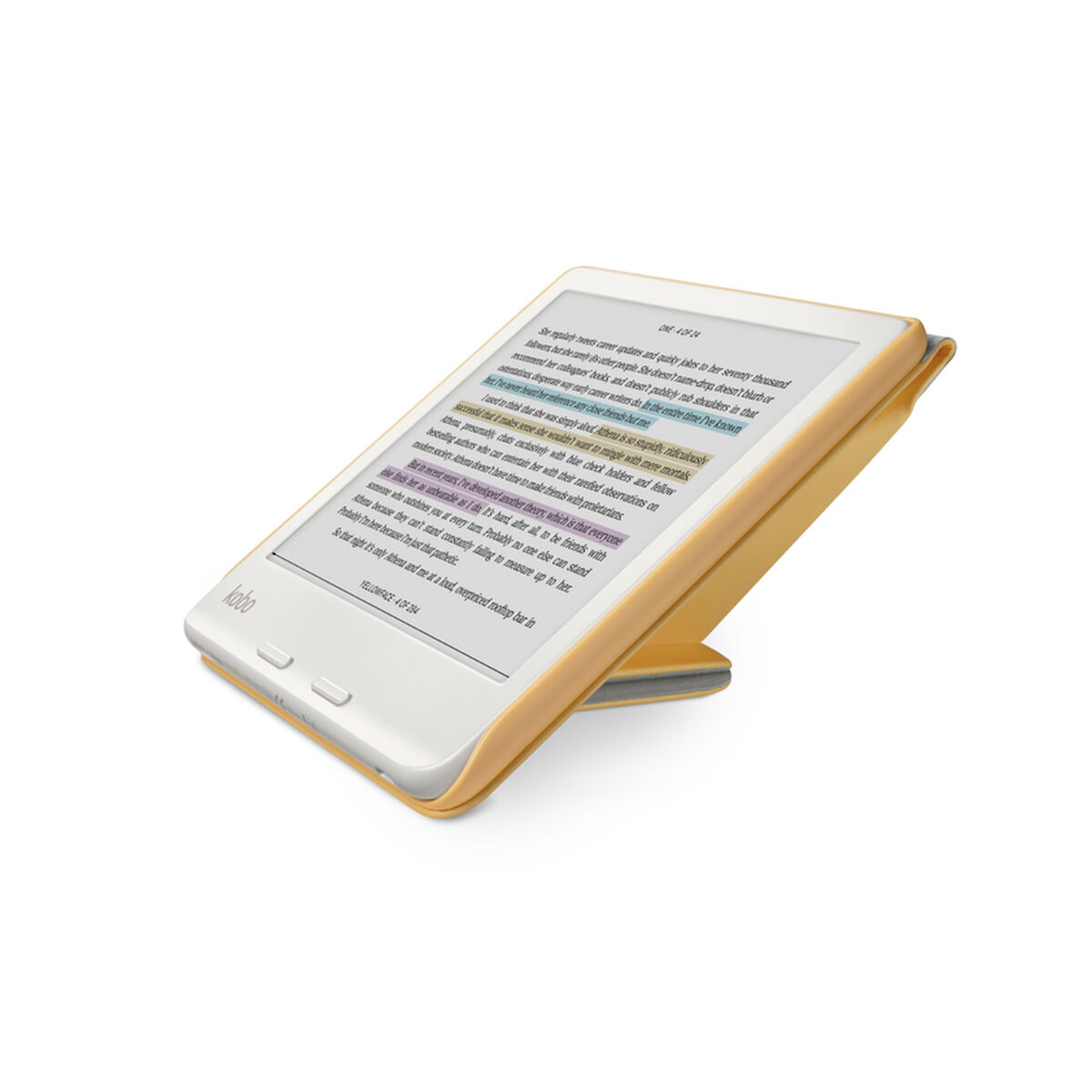 Custodia Per Ebook Rakuten N428-AC-YL-E-Pu Giallo 7"