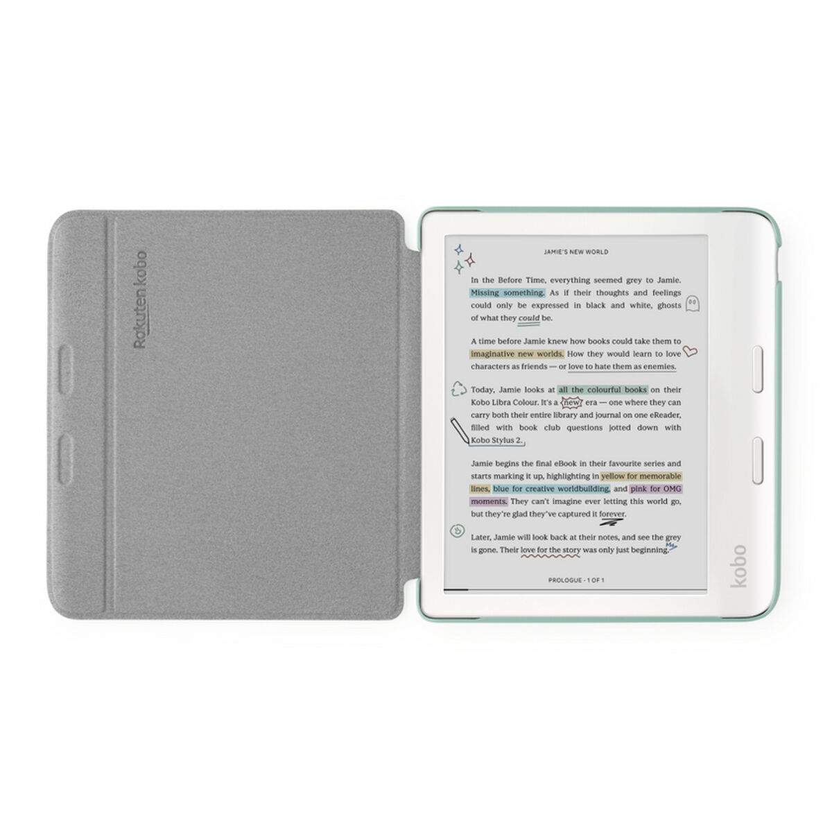 Ebook Rakuten N428-AC-GR-O-Pu Verde 7"