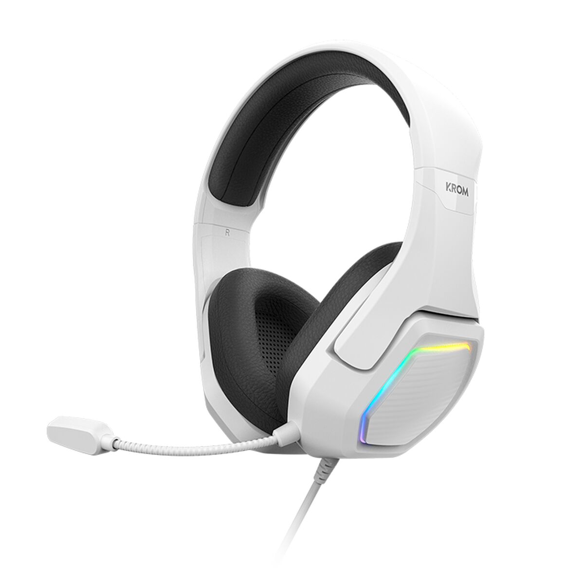 Cuffie Bluetooth A Fascia Krom Kopa 7,1 Virtual Bianco