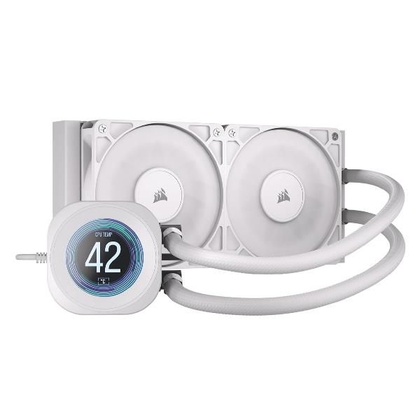 Corsair Nautilus 240 Rs Lcd Processore Raffreddatore Di Liquidi Tutto In Uno 12 Cm Bianco 1 Pz (corsair Nautilus 240 Rs Lcd Cooler)