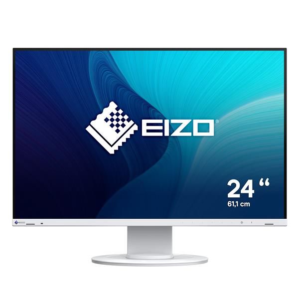 Eizo Flexscan Ev2410R-Wt Monitor Pc 61,2 Cm [24.1] 1920 X 1200 Pixel Wuxga Lcd Bianco (eizo 61.0cm [24] Ev2410R-Wt 16:10)
