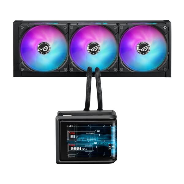 Asus Rog Ryuo Iv Slc 360 Argb Processore Raffreddatore Di Liquidi Tutto In Uno 12 Cm Nero (asus Rog Ryuo Iv Slc 360 Cooler)