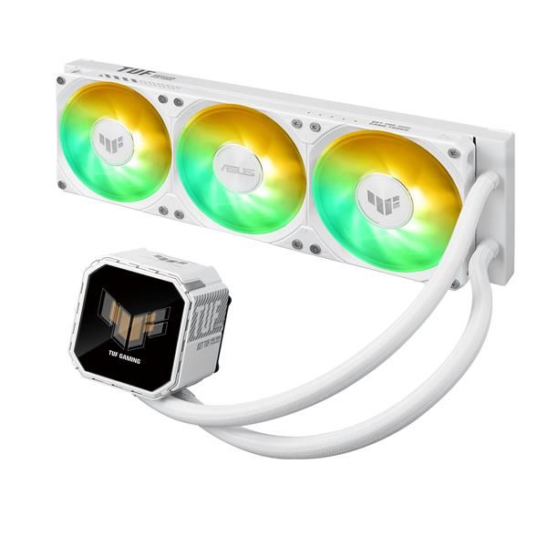 Asus Tuf Gaming Lc Iii 360 Argb Lcd White Edition Processore Raffreddatore Di Liquidi Tutto In Uno 12 Cm Bianco 1 Pz (asus Tuf Lc Iii 360 Lcd Cooler)