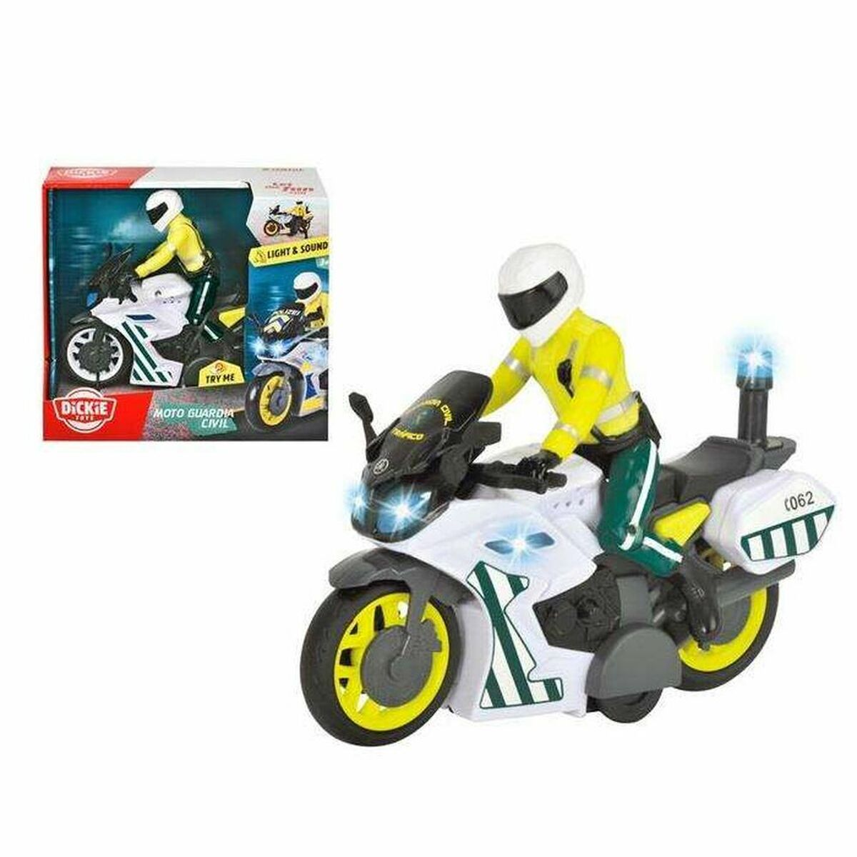 Motocicletta Dickie Toys    17 Cm Poliziotto