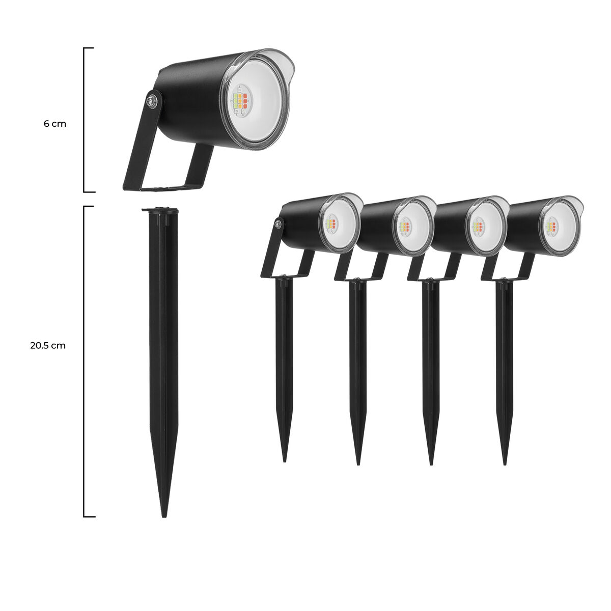 Faretto Led Ksix Smartled Nero (3000k) - Image 4