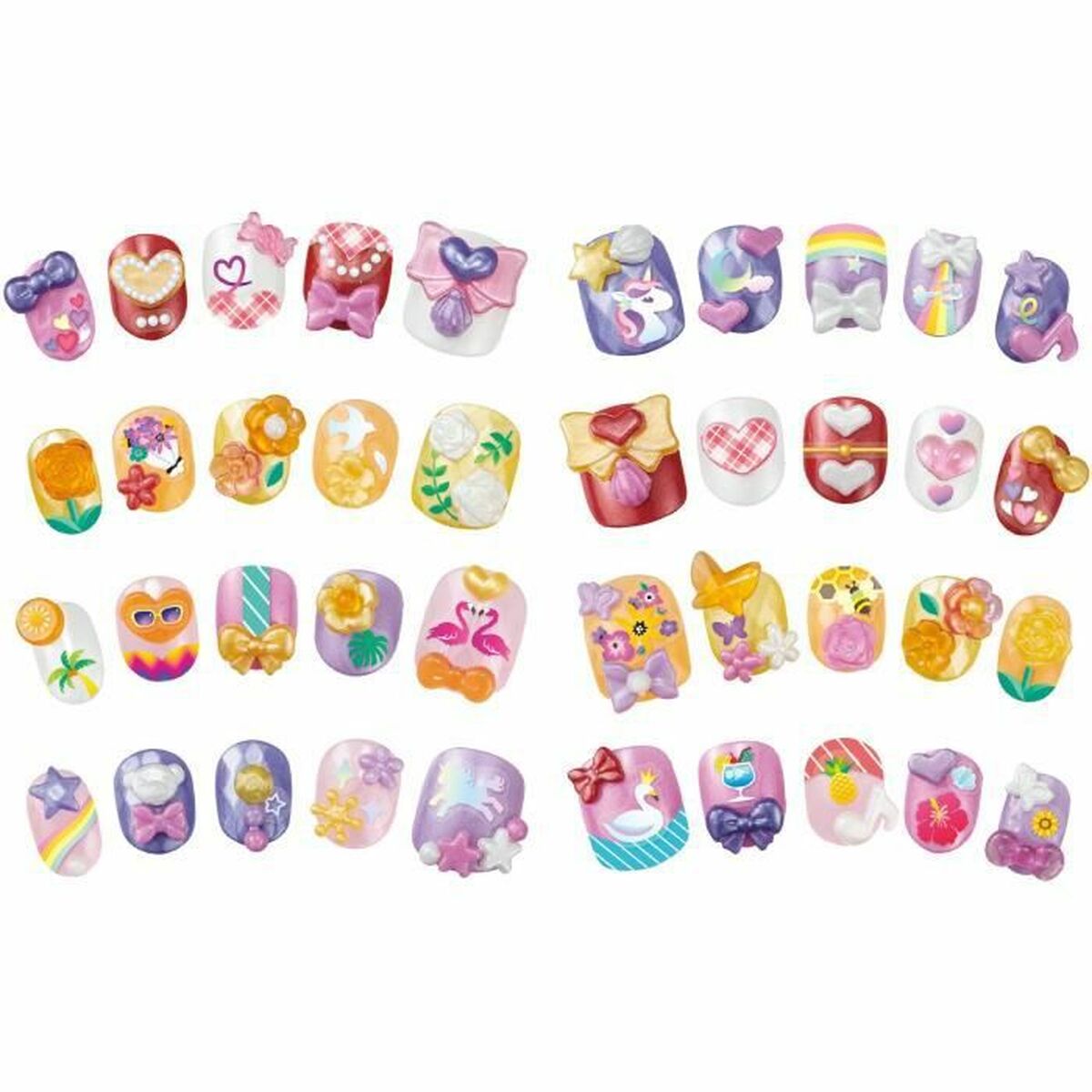 Set Dei Manicure Aquabeads 35007 Per Bambini Multicolore Plastica