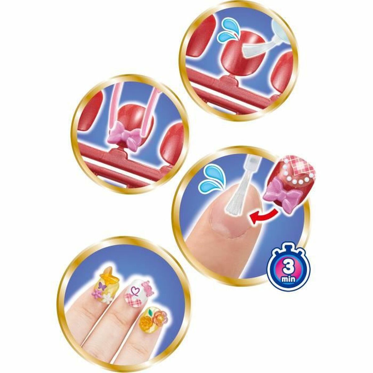 Set Dei Manicure Aquabeads 35007 Per Bambini Multicolore Plastica - Image 3