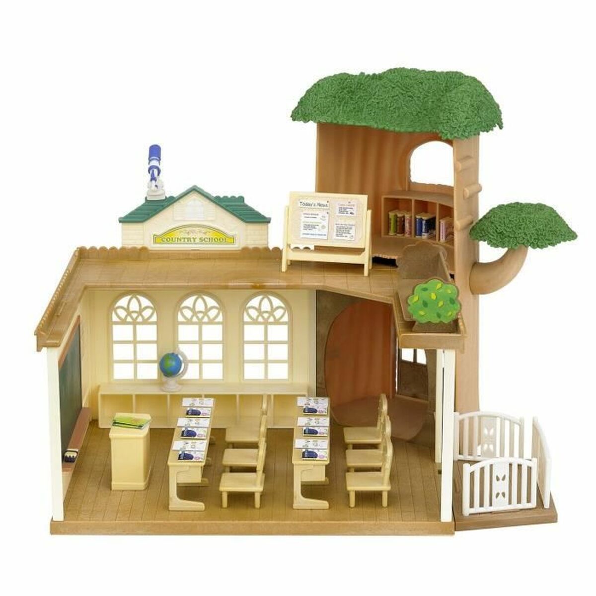 Playset Sylvanian Families School Of The Forest 35 Pezzi