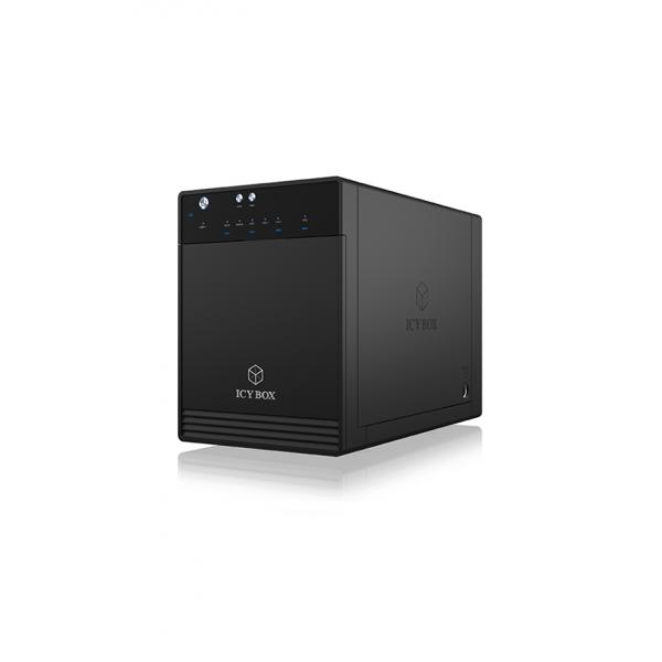 Icy Box IB-3740-C31 Box Esterno Hdd/ssd Nero 2.5/3.5 (raidsonic Icy Box IB-3740-C31 - Harddi)