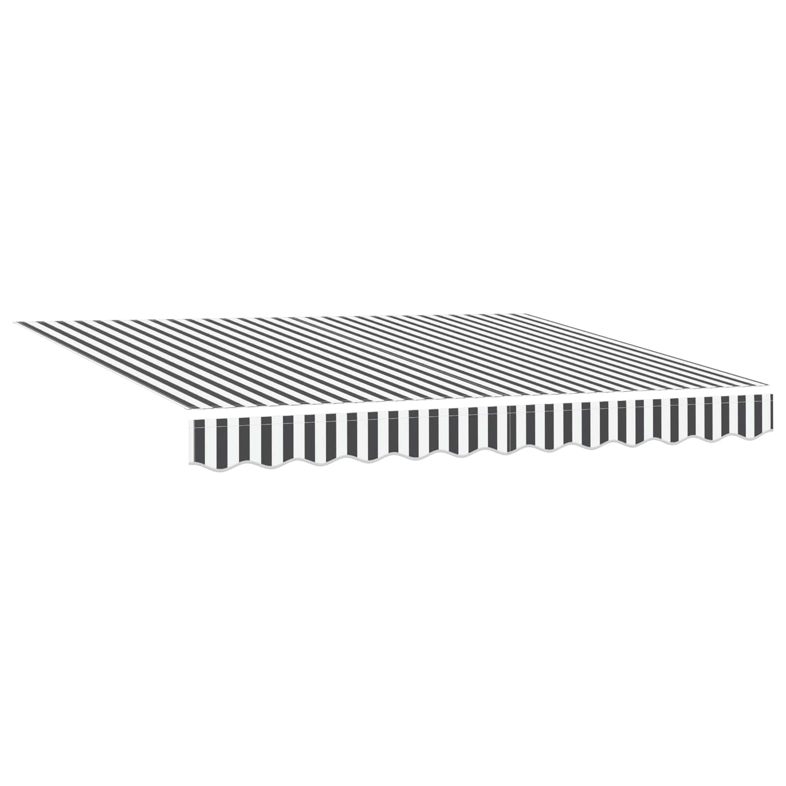 Cornice Per Tenda Manuale Con Led Antracite E Bianco 2,5 X 2 M - Image 3