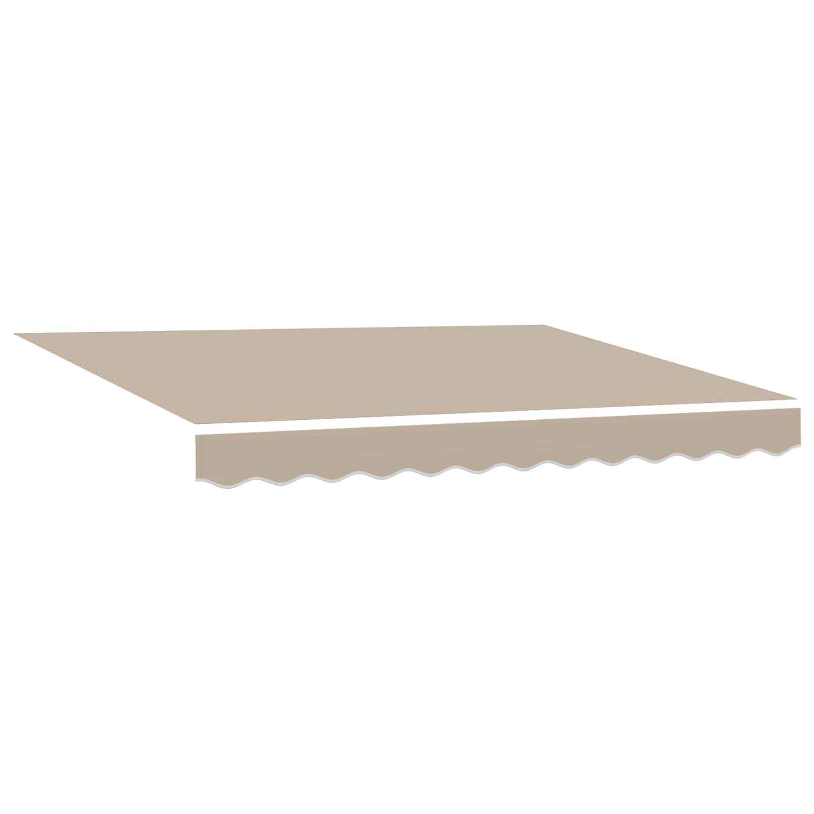 Cornice Per Tenda Manuale Con Led Beige 2,5 X 2 M - Image 3