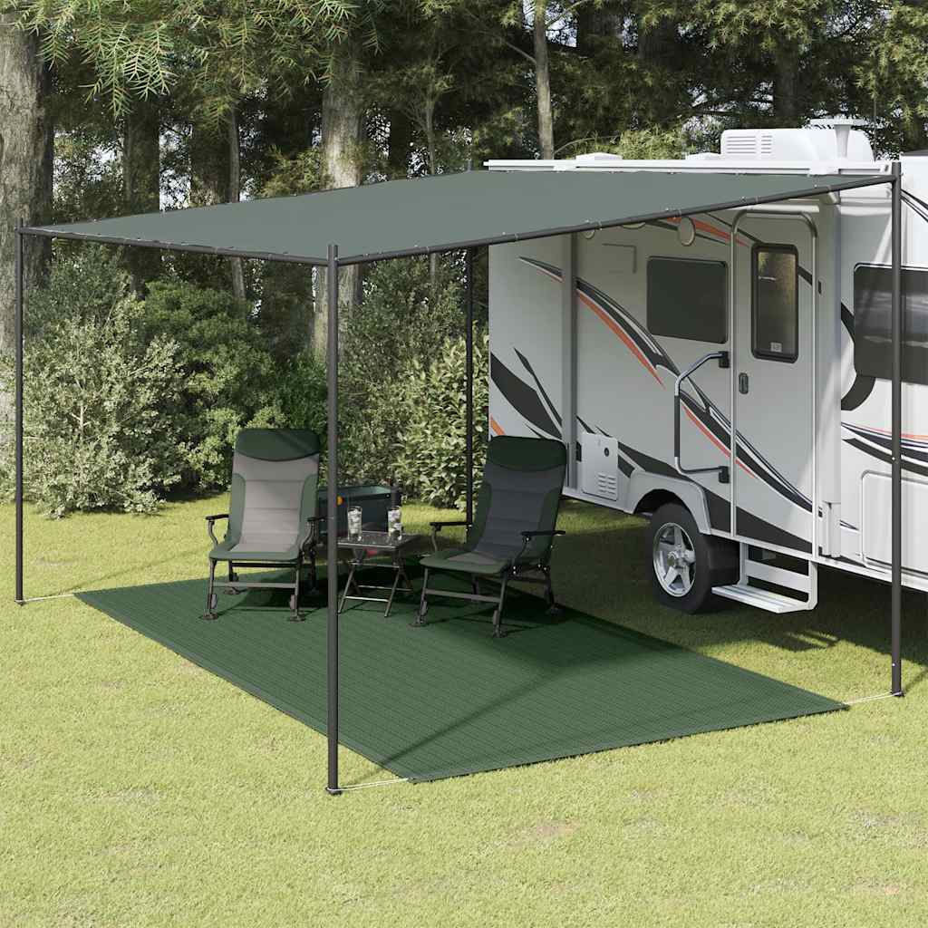 Tappeto Da Tenda 250x400 Cm In Hdpe Verde