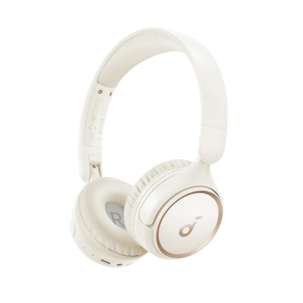 Anker H30i - White Auricolare Wireless A Padiglione Musica E Chiamate Usb TipO-C Bluetooth Bianco (*oN-Ear Headphones Sound Core H30i Whi)