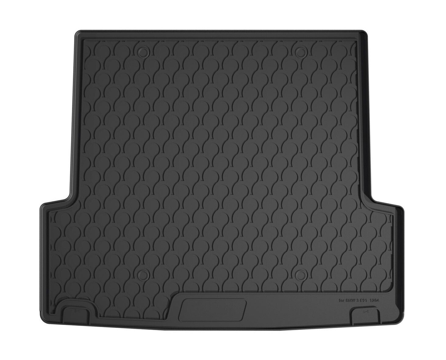 Vasca Baule Su Misura In Gomma Sintetica - Compatibile Per  Bmw Serie 3 Touring (e91) (09/05>05/12)