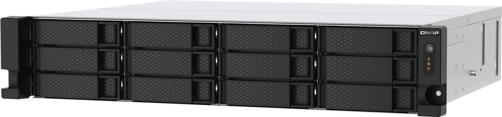 Qnap TS-1273aU-Rp - NaS-Server - 12 Schächte - Rack - Einbaufähig - Sata 6gb/s - Raid 0, 1, 5, 6, 10, Jbod, 5 Hot Spare, 6 Hot Spare, 10-HoT-Spare -