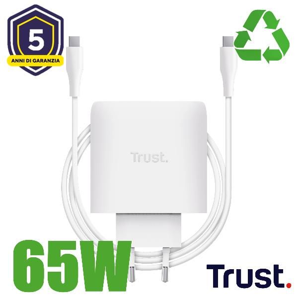 MAXO 65W USB-C GAN CHARGER WHITE