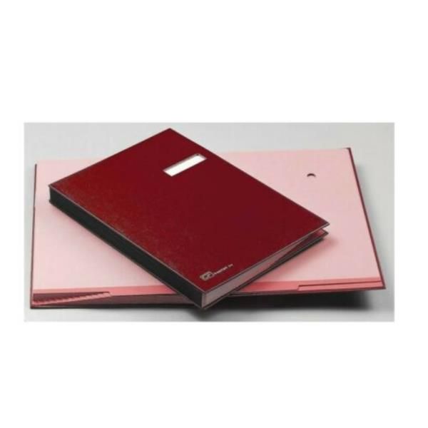 LIBRO FIRMA 18 INTERCALARI ROSSO