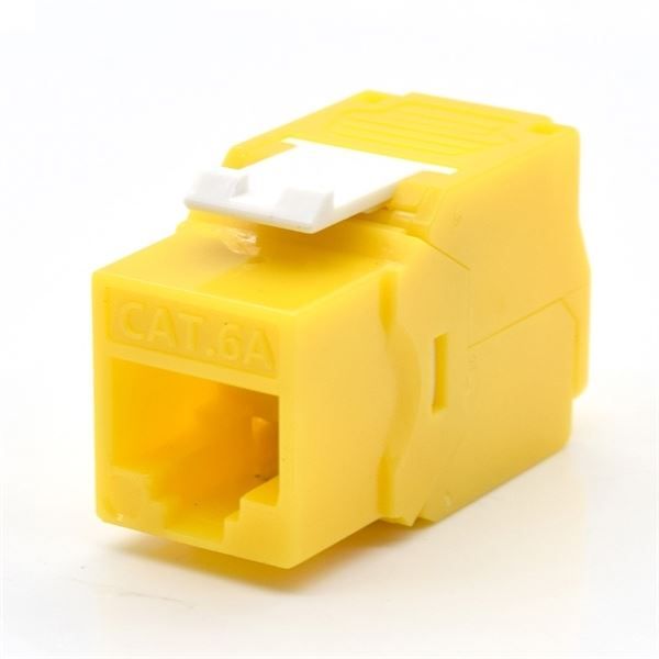 PRESA RJ45U CAT.6A GIALLO