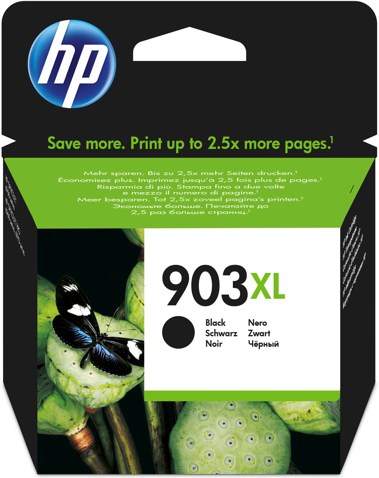 HP Cartuccia di inchiostro nero originale ad alta capacità 903XL (Tinte HP 903XL / T6M15AE Black)