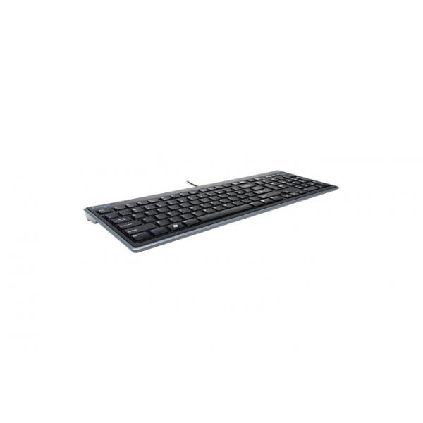 Kensington Advance Fit tastiera Nero (Kensington K72357UK Advance Fit Full-Size Slim Keyboard) - Versione UK