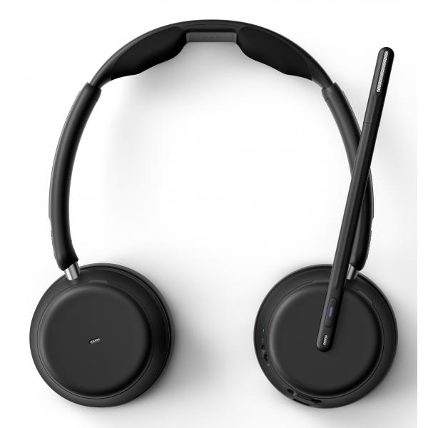 EPOS IMPACT 1060T Auricolare Wireless A Padiglione Ufficio Bluetooth Nero (IMPACT 1060T MS TEAMS DUO - BLUETOOTH USB-A)