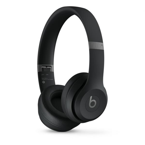 Apple Beats Solo 4 Cuffie Con cavo e senza cavo A Padiglione Musica e Chiamate USB tipo-C Bluetooth Nero (Beats Solo 4 - Headphones with mic - on-ear - Bluetooth - wireless - 3.5 mm jack, USB-C - noi