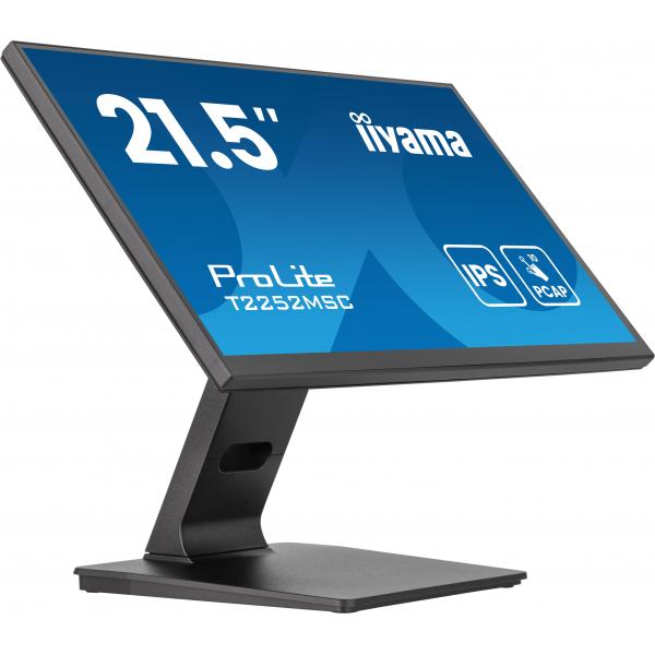 iiyama ProLite T2252MSC-B2AG Monitor PC 54,6 cm [21.5] 1920 x 1080 Pixel Full HD LCD Touch screen Nero (iiyama ProLite T2252MSC-B2AG 21.5' 10pt touch)