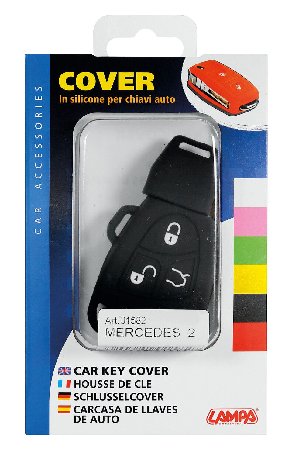 Cover per chiavi auto, conf. singola - compatibile per - Mercedes - 2 - Image 3