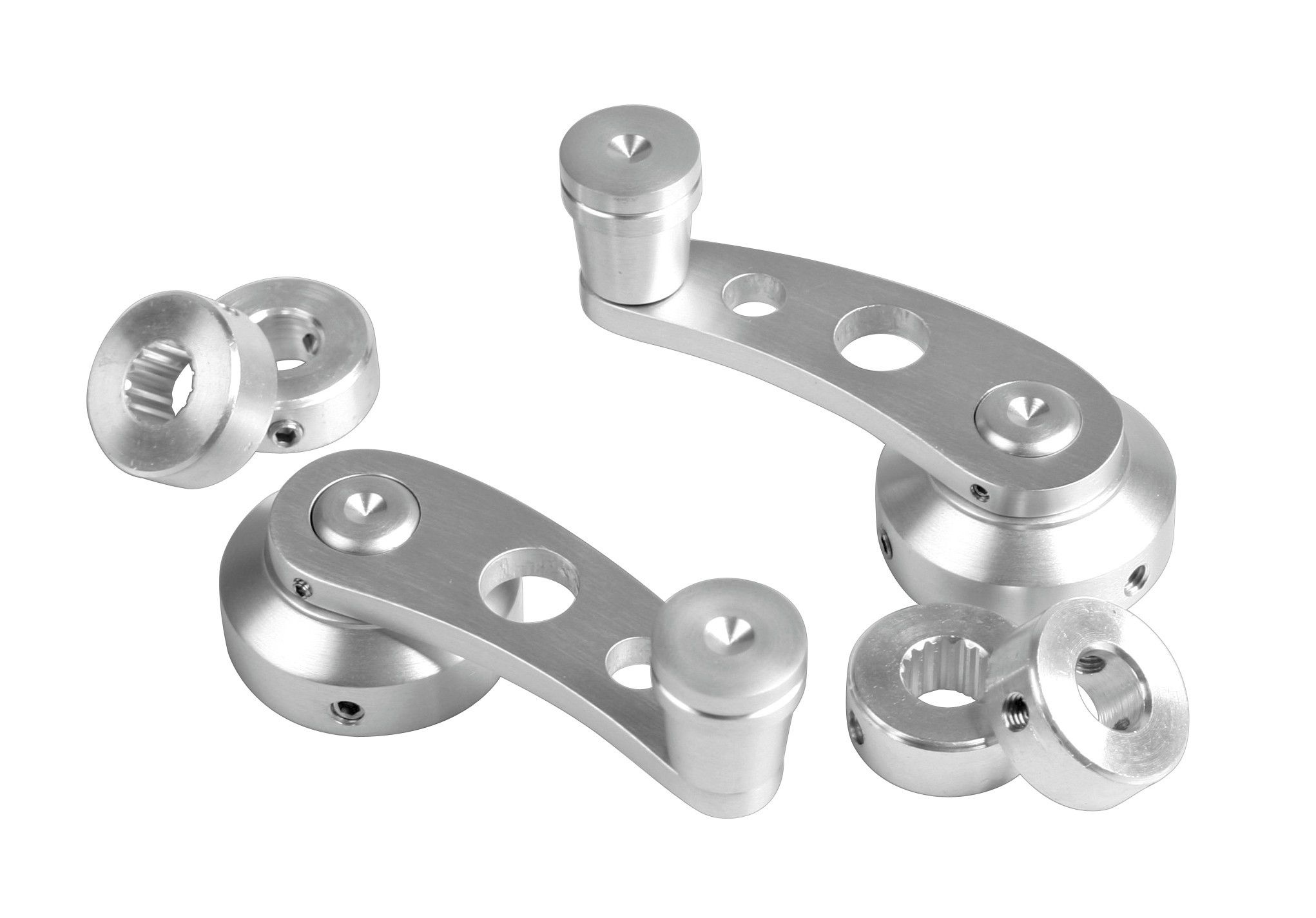 Racing Levers, kit leve alzacristalli - 6 cm - Alluminio